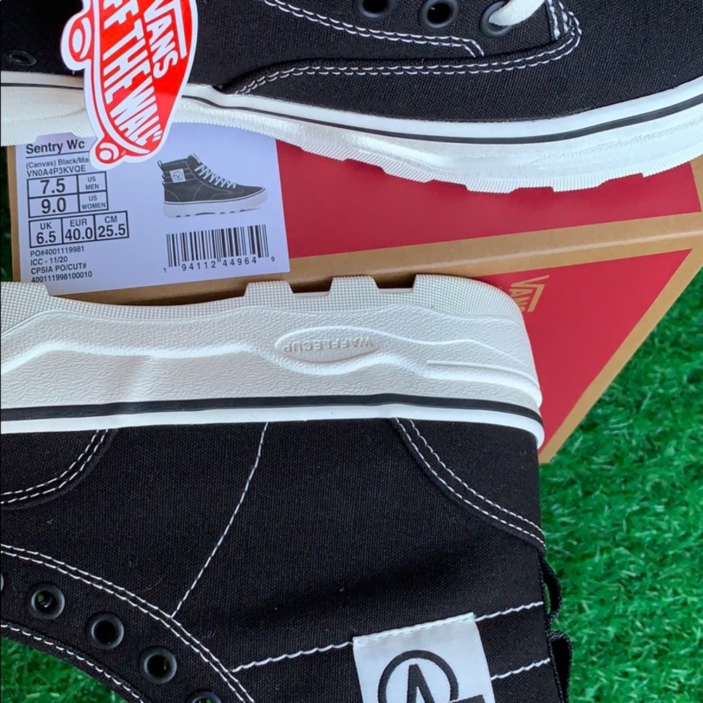 VANS SENTRY Wc Canvas Black/Marshmallow Men’s - Picture 6 of 16
